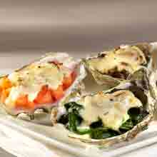 oesters met champagnesaus
